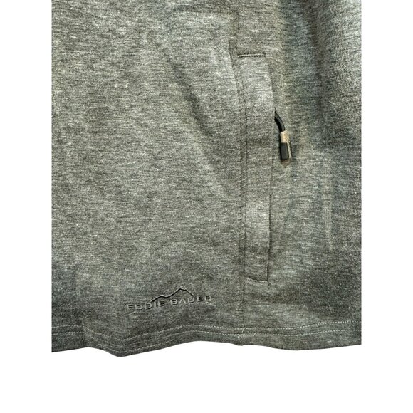 Eddie Bauer Mens Quarter-Zip Kit Pullover Large Green Outdoor - Picture 4 of 13